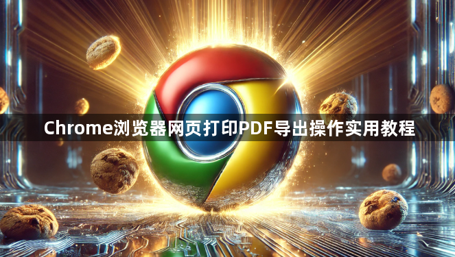 Chrome浏览器网页打印PDF导出操作实用教程1