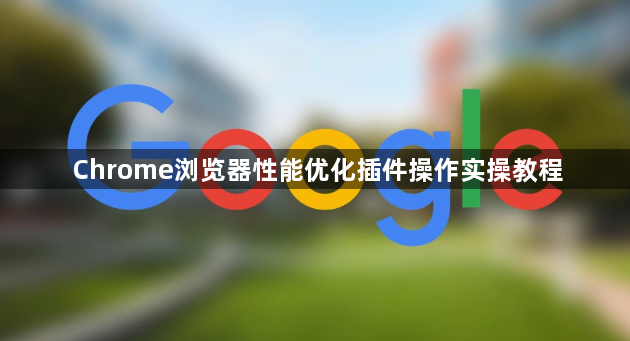 Chrome浏览器性能优化插件操作实操教程1
