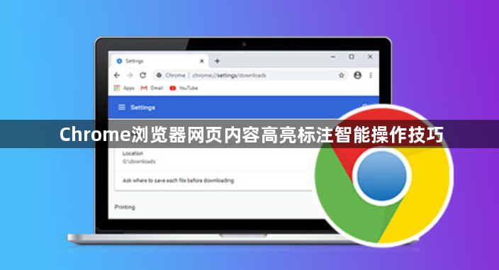 Chrome浏览器网页内容高亮标注智能操作技巧1